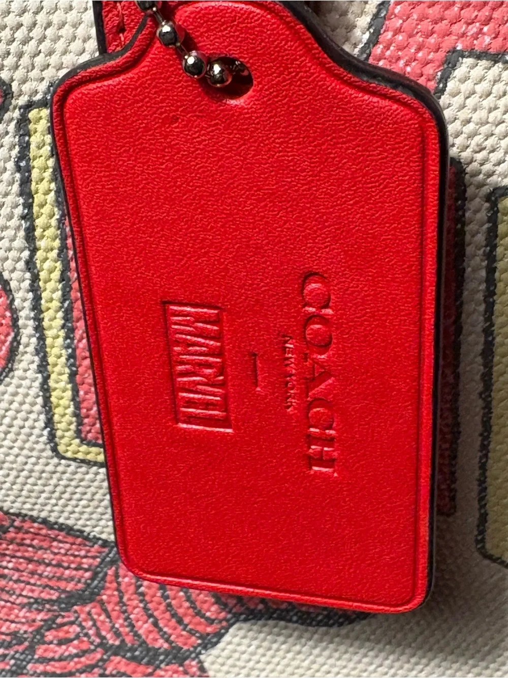 COACH x MARVEL limited edition SPIDERMAN handle tote! - Picture 5 of 7